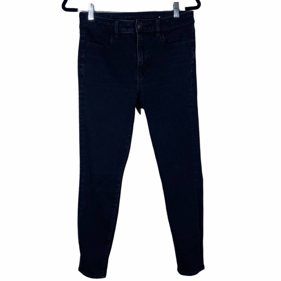 American eagle Black skinny jeans sz 6 short - Picture 1 of 10